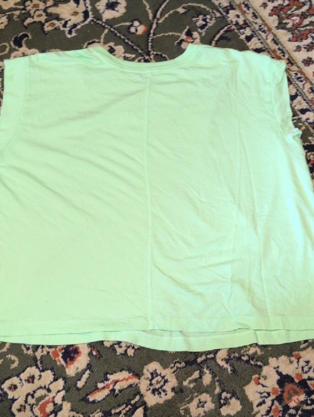 a new day Sleeveless Crewneck Tank in Bright Lime - Picture 8 of 8